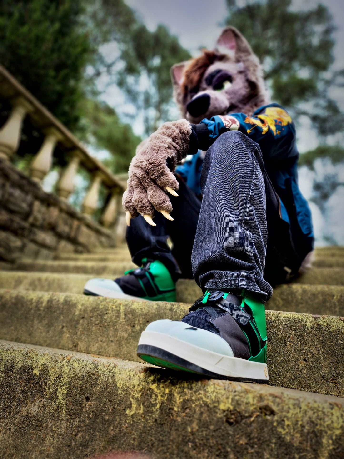 B-GRADE Wolf Paw V1 - Green Shoes