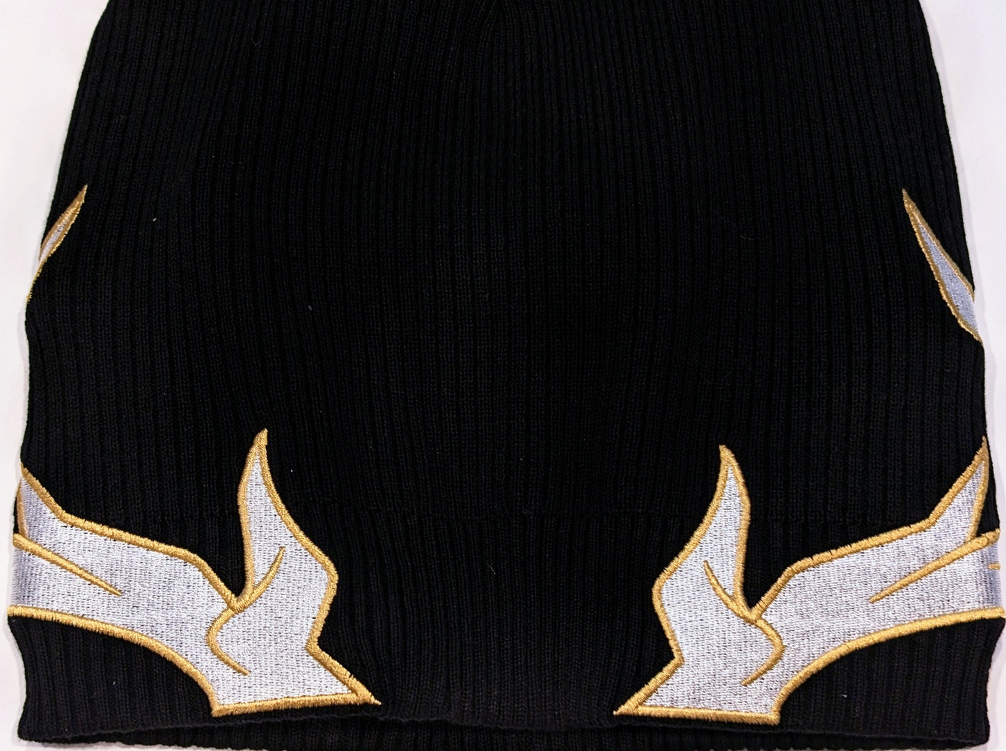 Deer Beanie: Black/Gold Hat