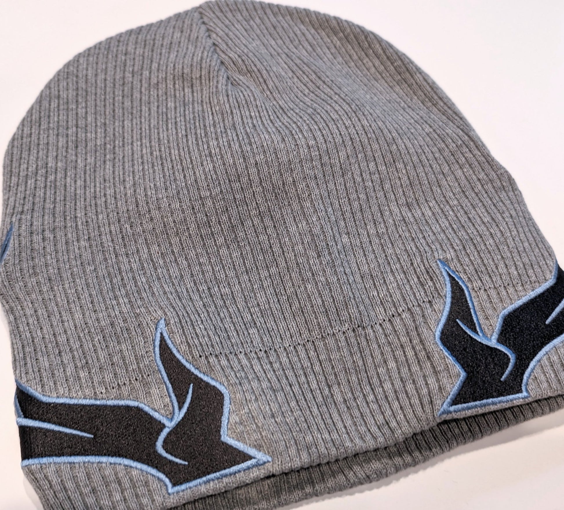 Deer Beanie: Grey/Blue Hat