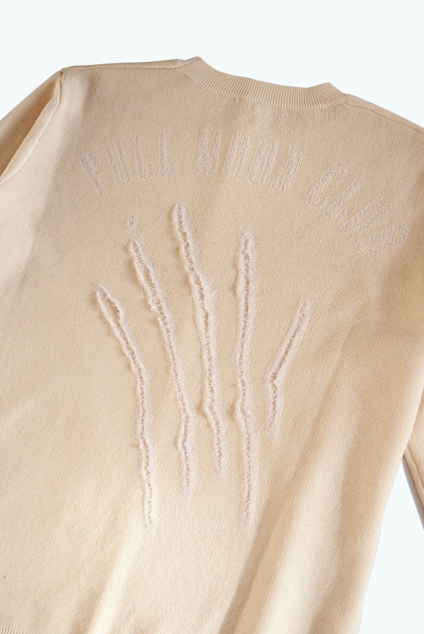 Full Moon Club Jumper: Cream Knitwear