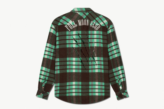 Full Moon Club Shirt '23 - Mint Flannel Shirt