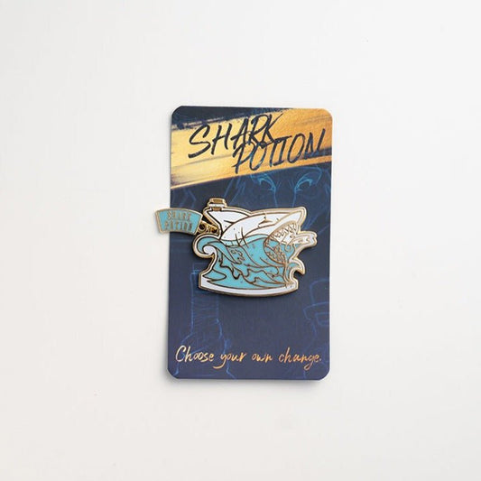 Shark Potion Pin Enamel Pin