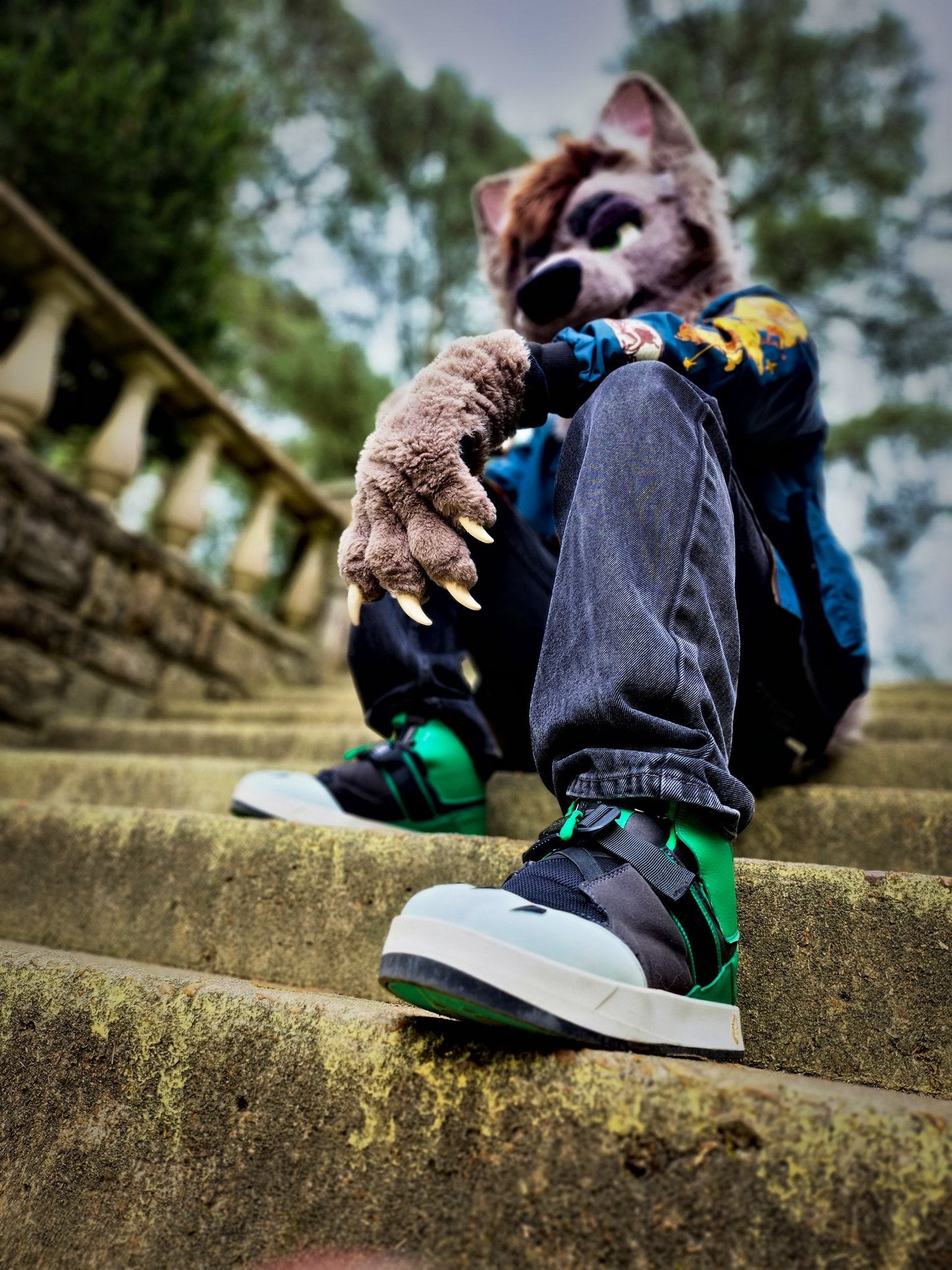 Wolf Paw V1 B-Grade - Green Shoes