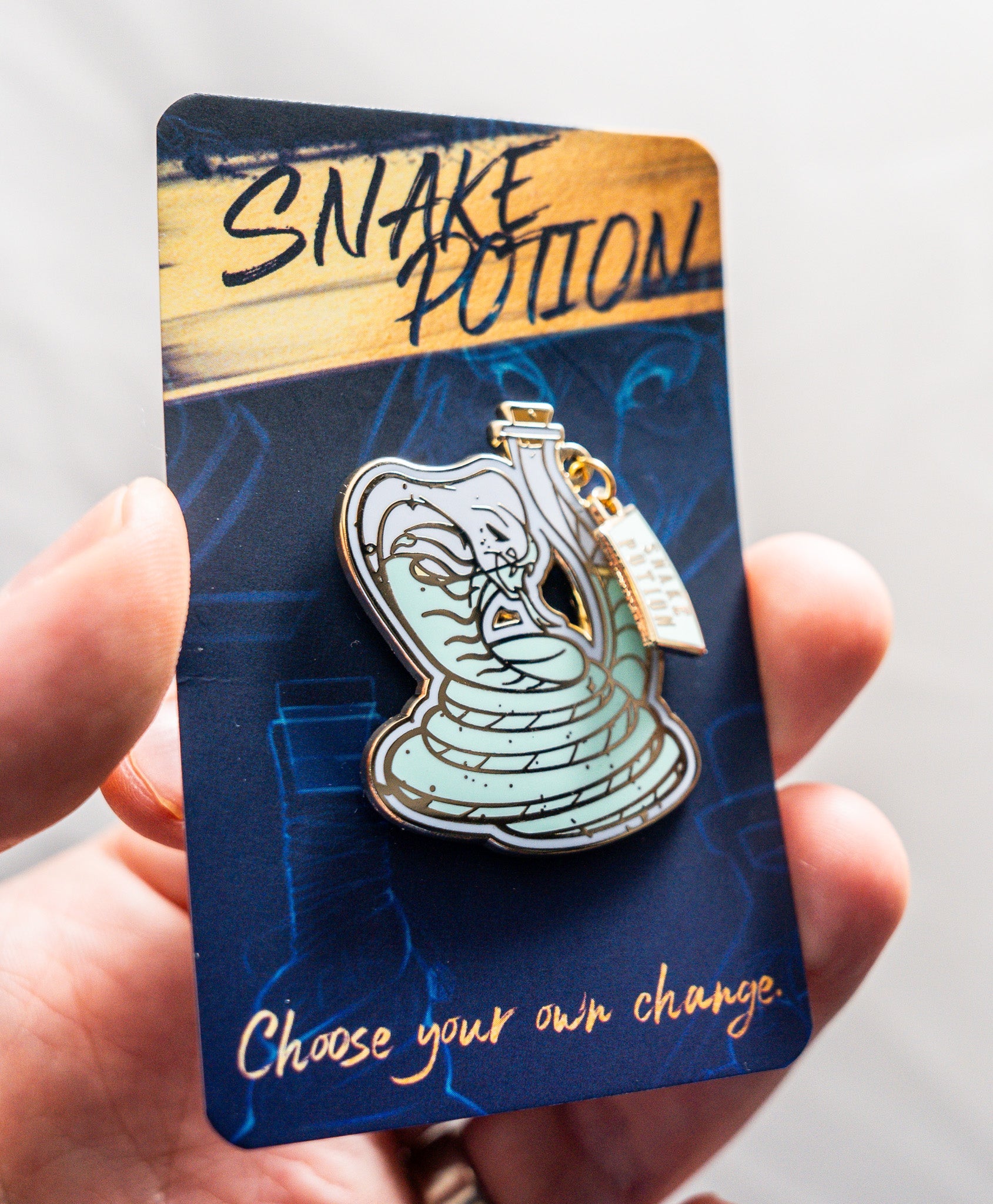 Snake Potion Pin Enamel Pin