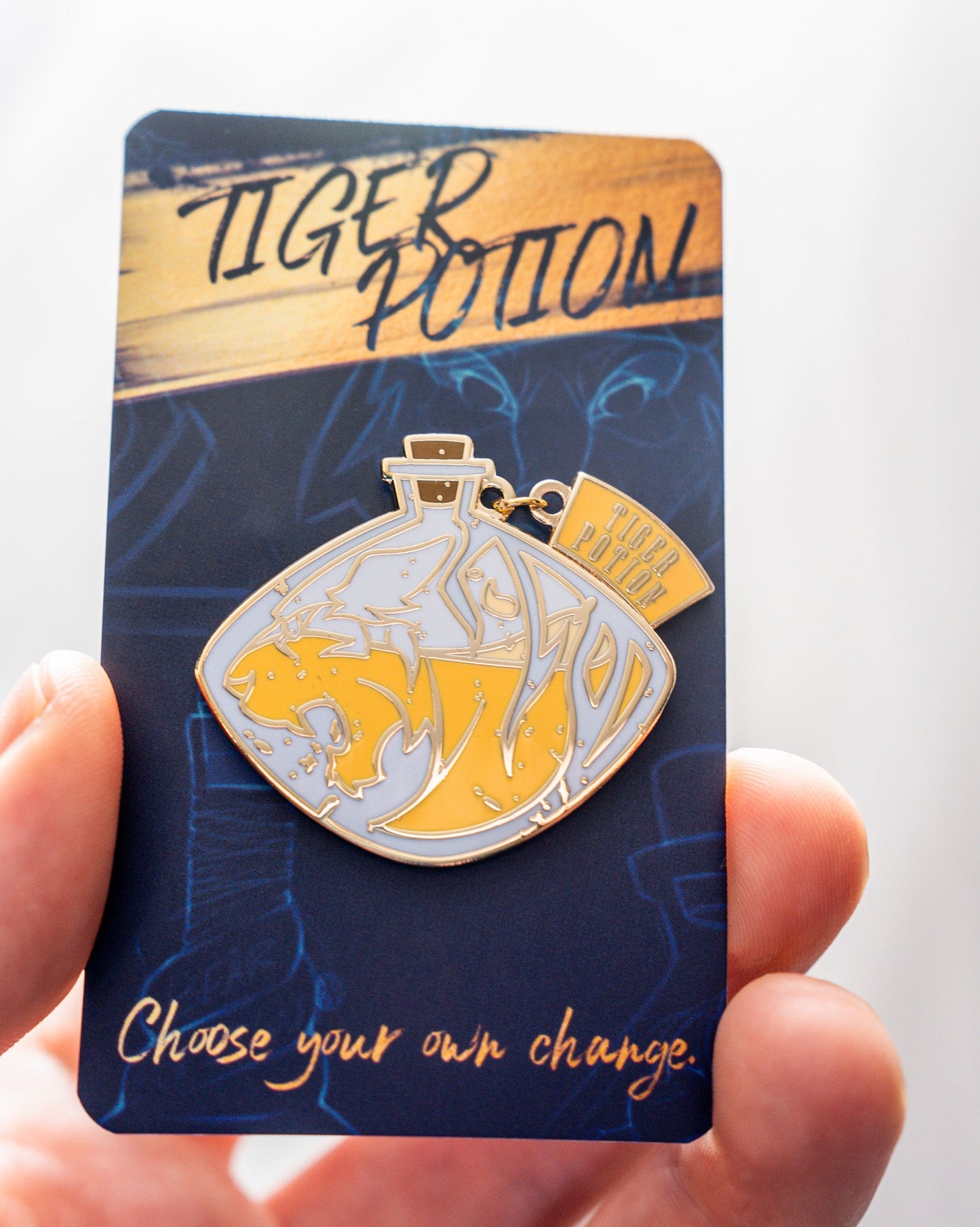 Tiger Potion Pin Enamel Pin